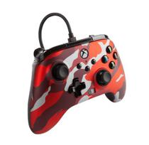 Controle Powera Enwired para Xbox Series X / s -Vermelho Metalico Camuflado(2507)