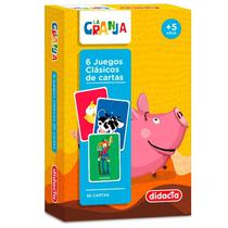 Juego Didacta de Cartas La Granja - 6 Juegos Clasicos