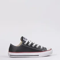 Calzado Converse All Star Infantil Cuero Negro