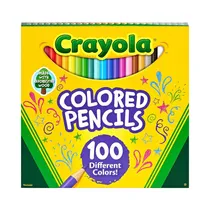 Lápices de Colores Crayola Colored Pencils 68-8100 100 Unidades