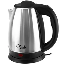 Jarra Elétrica Krab KB2L 1.000 Watts 2 Litros 127V ~ 60HZ - Prata/Preto