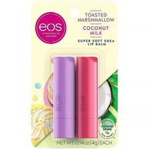 Eos Balsamo Labial Lip Natural Marshmallow Toasted+Coconut Milk 9124 Hidratante s/C