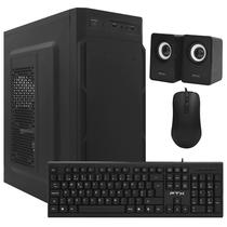 Gabinete Kit FTX 3135 Fonte 500W / Speaker / Mouse / Teclado Portugues - Preto