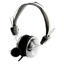 Fone Auditivo Satellite AE-335 com Microfone - Preto Prata