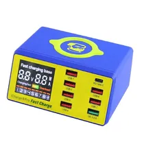 Mechanic Interface Cargador Rapido Inalambrico Con LCD Icharger 8 Pro