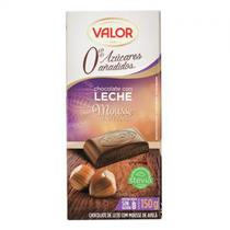 Barra Chocolate Valor Sem Acucar Ao Leite e Creme de Avela 100G