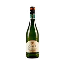 Cella Vino Espumante Lambrusco Blanco Con Corcho 750ML Con 8% Alc