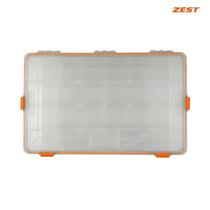 Zest Pesca Accesorios ZMC349 Plastico Compartimentos: 15 Divisiones Transparente