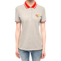 Camiseta Tommy Hilfiger Polo Feminina WW0WW17914-039 M Cinza