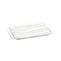 Bandeja de Porcelana Wilmax WL-992593/A 26.5 X 16.5 CM Blanco