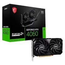 Placa de Video MSI Ventus 2X Black Oc Nvidia Geforce RTX 4060 8GB GDDR6 - 912-V516