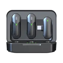 Micrófono Inalámbrico Tomate MT-2215 Dual Wifi Negro
