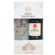 Vinho Santa Rita Gran Hacienda Tinto 2019/750ML Kit com Taça