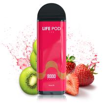 Vape Descartavel Life Pod Eco 8000 Puffs com 5% Nicotina - Strawberry Kiwi