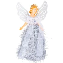 Enfeite Anjo Pendurar Natal Branco Pequeno