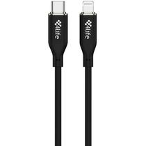 Cabo 4LIFE FL30CLSB2 USB-C A Lightning 2METROS - Black