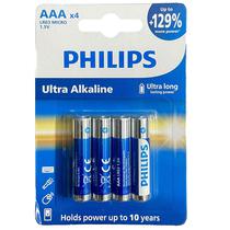 Pilha Philips LR03E4B/70 Ultra Alkaline AAA 1100 Mah - Blue (4 Unidades)