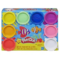 Hasbro Plastilinas Play- Doh 8 Pack Rainbow Plastico 2+ AÑos Multicolor