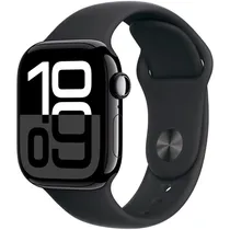 Apple Watch Series 10 42MM GPS + Celular MWX73LW/A Aluminum Jet Black/Sport Band Black M/L