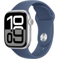 Apple Watch Series 10 42 MM/M/L MWWC3LW A2997 GPS - Silver Aluminum/Denim Sport