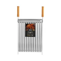 Parrilla Estándar Argentina Grilazer GR0101 Acero Inoxidable 40X40CM