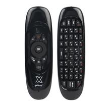 Controle Remoto para Receptor Interbras Xplus Box - Air Mouse/Qwerty - Preto