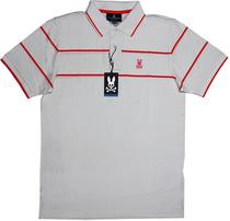 Outlet Camisa Polo Psycho Bunny B6K107 - Branco