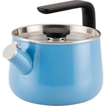 Chaleira Kitchenaid 48748 Inducao de Assobio Aco Escovado 1.8L Azul