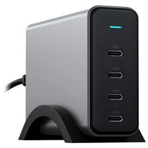 Carregador de Mesa Satechi ST-UC165GM com 4 Portas USB-C/165W/PD Gan - Space Gray