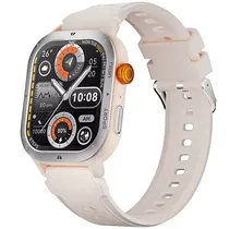 Relogio Haylou Iron Neo HF014 com Bluetooth - Prata/Rosa