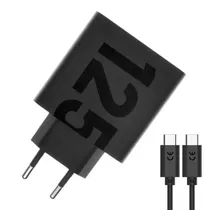 Carregador Tomada Motorola M-510 USB-C / 125W - Preto + Cabo USB-C / USB-C