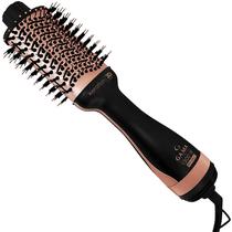 Escova Eletrica Gama Stylish Keration Brush 3D com 1.300 Watts 127 - 220 V ~ 60HZ - Preto/Rose Gold