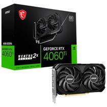 Placa de Vídeo 8GB Exp. GF-RTX4060TI MSI Ventus 2X Oc Black (912-V512-007)