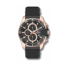 Relógio Analógico Masculino Daniel Klein Exclusive DK12035-6 - Rosa Ouro e Preto