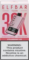 Vape Descartavel Elf Bar TE30K Strawberry Ice 30000 Puffs