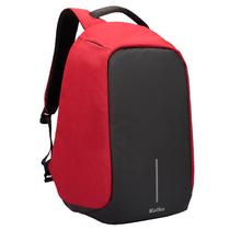 Mochila Anti-Roubo para Notebook Kolke KVM-245 15.6" - Preto / Vermelho