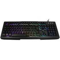 Teclado Gaming Satellite AK-840 Portugues USB com Backlight RGB Chroma - Preto