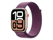 Apple Watch S10 46MM Rose Gold Plum Loop