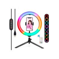 Ring Light Xo BGD007/MJ26 10" (RGB) - Black