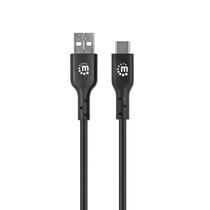 Cabo Manhattan 354929 USB-C Macho A USB Macho Preto - 2M