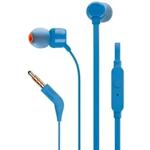 Fone de Ouvido JBL T110 com Fio - Blue