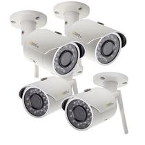 Q-See 4 Cameras SV-Cam QCW3MP1B-4 3.6MM Bullet 3MP 1080P Wif