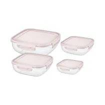 Set de Tápers Bager Cook&Lock BG-576 Surtido 4 Piezas
