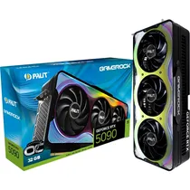 Placa de Vídeo Palit Gamerock Geforce RTX 5090 Oc Edition 32 GB GDDR7 (NE75090S19R5-GB2020G)