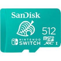 Cartao de Memoria Sandisk Micro SDXC Nintendo Switch 512GB - SDSQXAO-512G-GNCZN