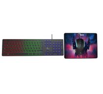 Teclado/Mouse/Pad USB Xtech XTK-535S Hasha 3EN1 RGB Espanol