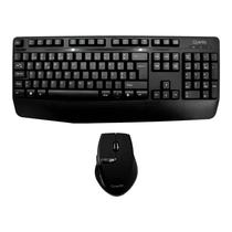 Kit Teclado e Mouse Quanta QTKTM12 Easytype Wireless Portugues - Preto