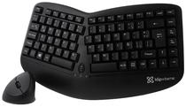 Teclado e Mouse Klip Xtreme KBK-510 Majestick Compact Duo Preto (Sem Fio - Espanhol)