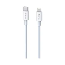 Cable Devia E10 USB-C A Lightning 1M Blanco