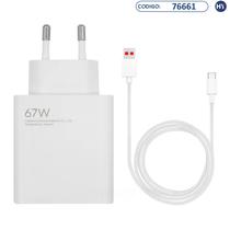 Carregador Xiaomi Mi Charging Combo MDY-12-Eh de 67W USB Type-A - Branco